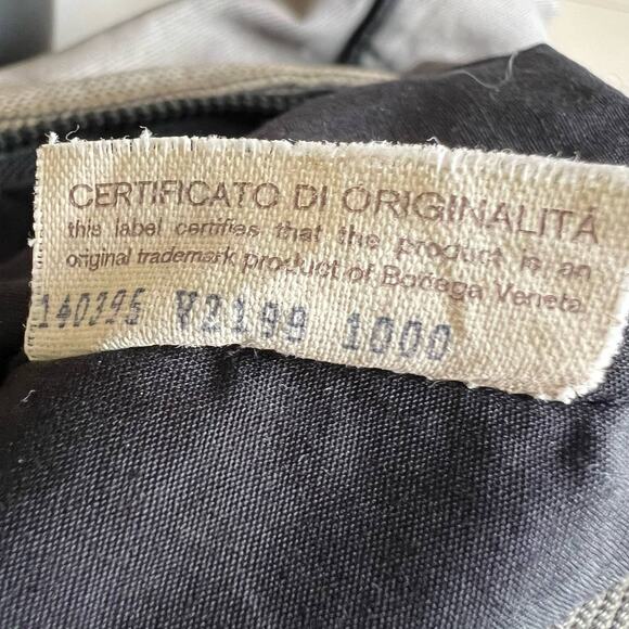 BOTTEGA VENETA Marco polo Grey Canvas & Leather Tote - Picture 11 of 15